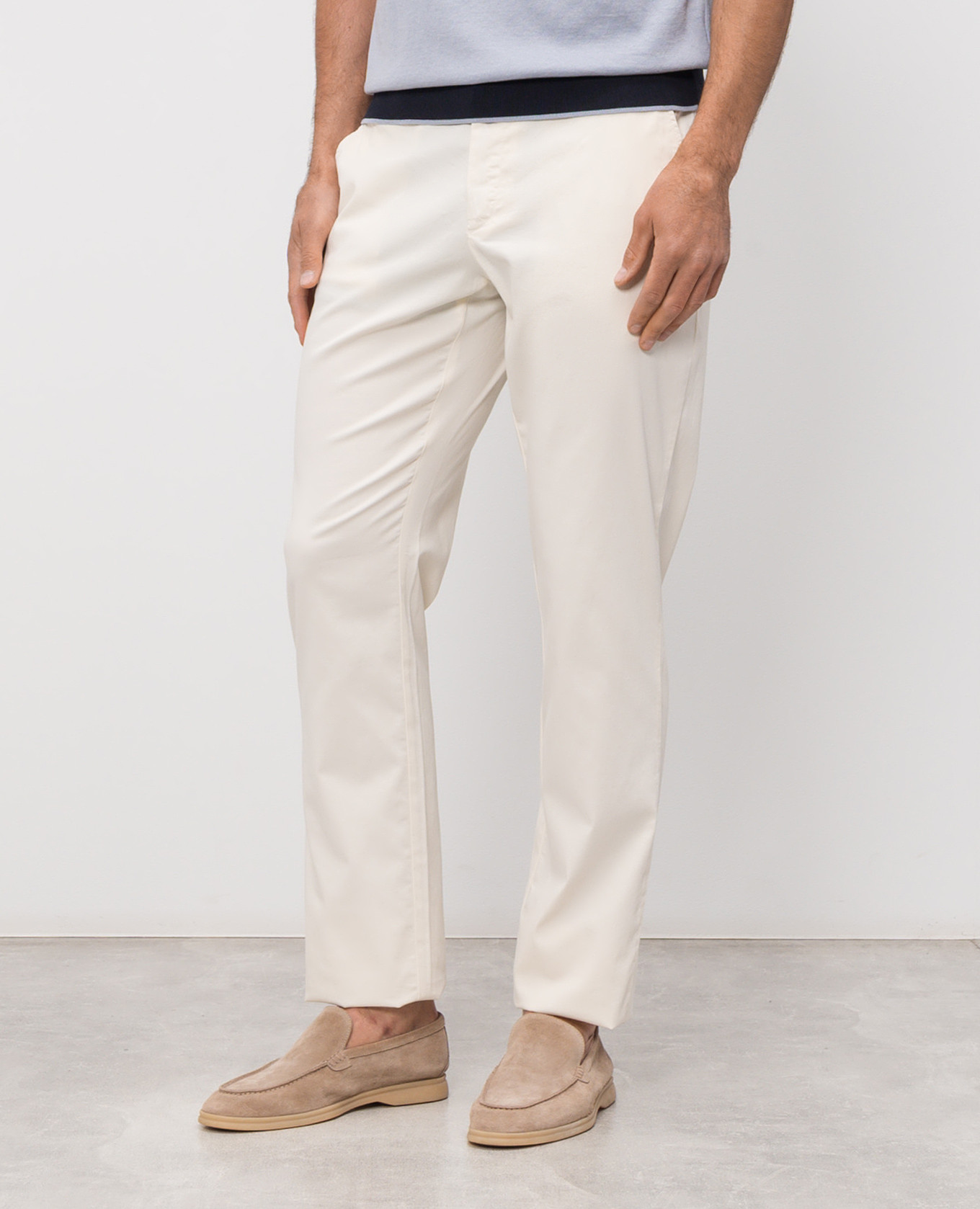 

Ivory silk pants Castangia dal 1850, Beige
