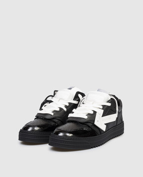 Off-White Black leather sneakers 3.0 Floating Arrow OMIA244S26LEA001