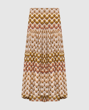 Missoni Beige midi skirt with lurex DS26WH02BR015L