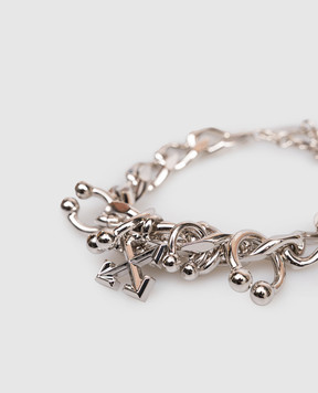 Off-White Silver chain bracelet Piercing OWOA12ZS26MET001