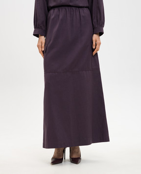 Twinset Purple maxi skirt 261TE2072