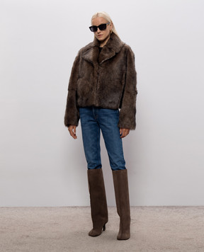 Babe Pay Pls Brown sheepskin coat 2327TOSCANA