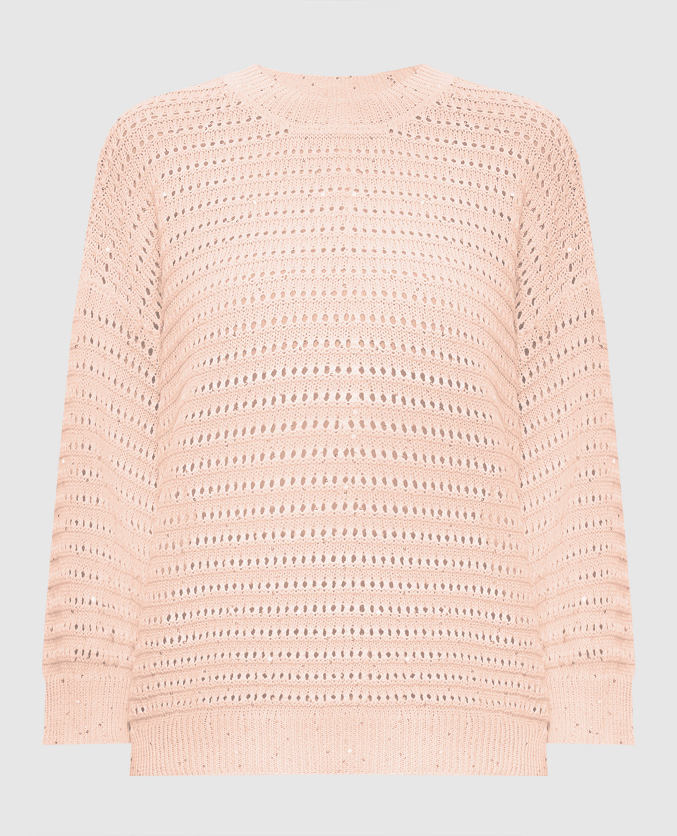 

Beige openwork jumper Peserico