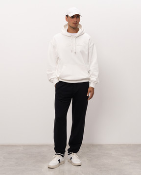 Dolce&Gabbana Navy joggers with monogram embroidery GVS2HZG7P9L