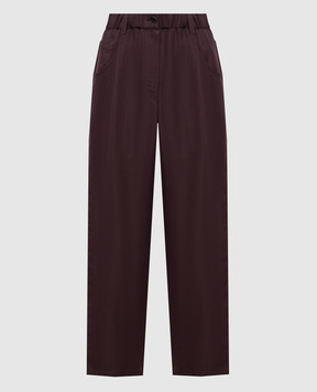 Brunello Cucinelli Brown linen pants MH126P9148