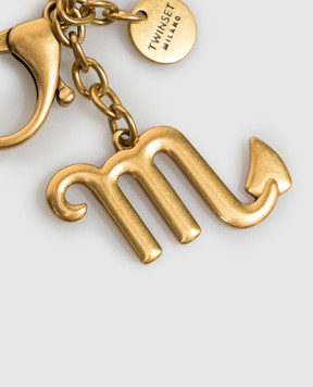 Twinset Scorpio gold keychain 999TL8020