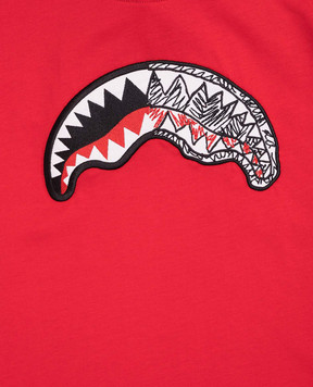 Sprayground Children's red Sketch Shark T-shirt SPY1413RED