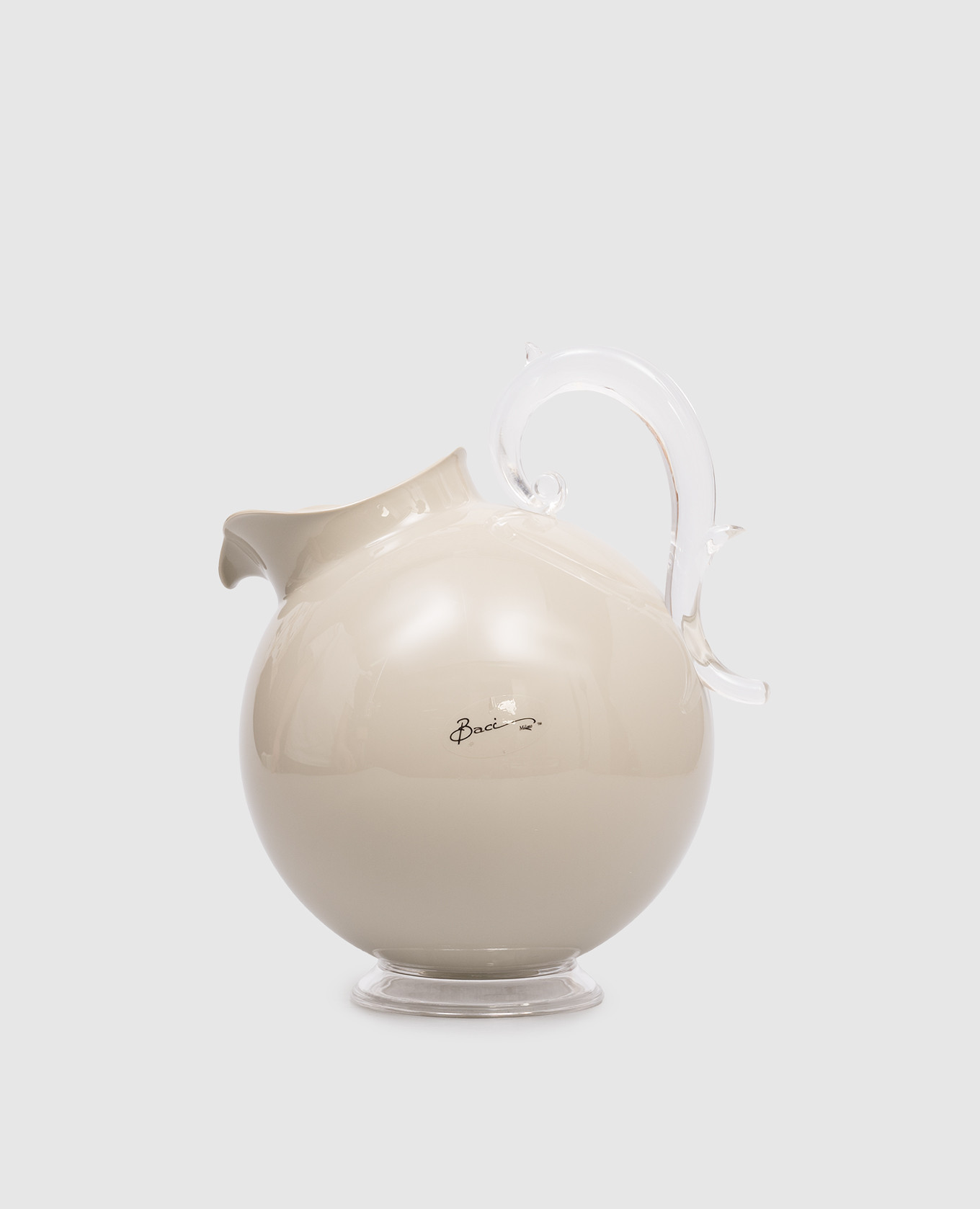 

Beige acrylic Aqua jug Baci Milano