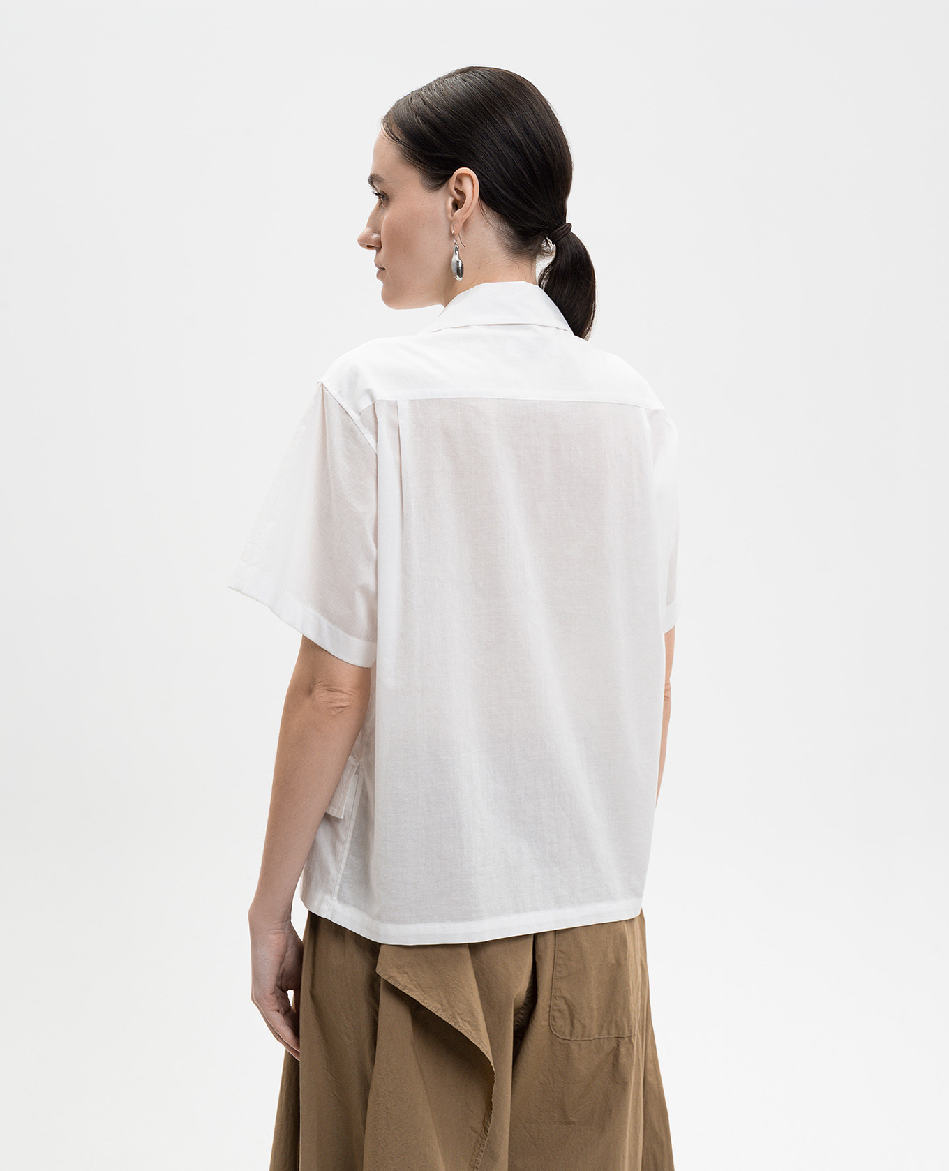 White shirt Y`S Yamamoto 4