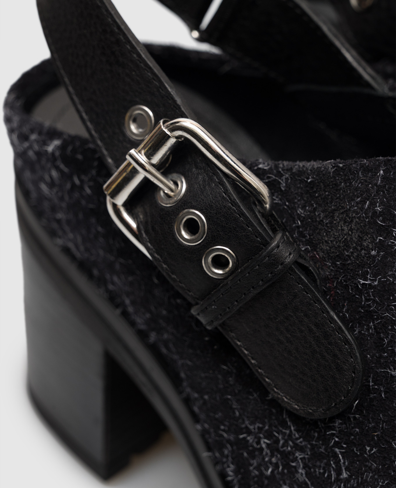 Black suede clogs FRANKY AGL 5
