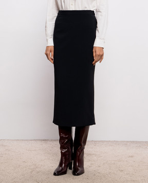 Givenchy Black midi skirt BW40YP164K