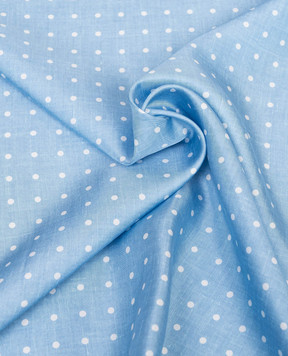 Agnona Blue polka dot silk scarf AS1105S4059