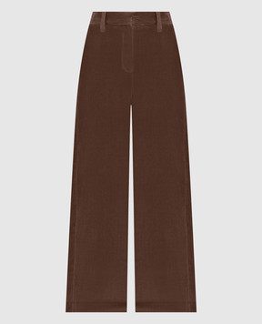 Brunello Cucinelli Brown corduroy pants MP180P9265