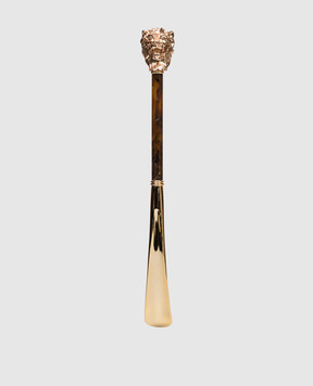 Pasotti Brown shoe horn Lion PFPEXXF100O