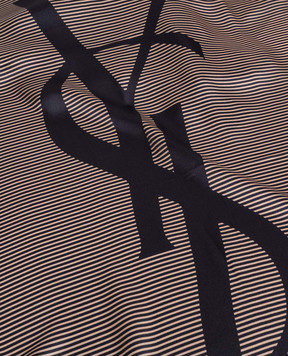 Saint Laurent Monogrammed silk scarf 8221383Y039