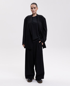 Y`S Yamamoto Black wool pants YVP09100
