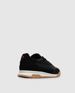 Kiton Black combination sneakers USSA514N01532
