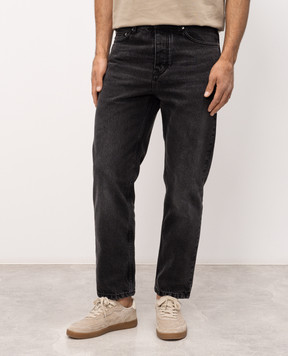 Ami Paris Dark gray jeans with logo patch HTR103DE0124