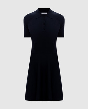 Givenchy Blue polo dress with silk BW22Y64ZUU