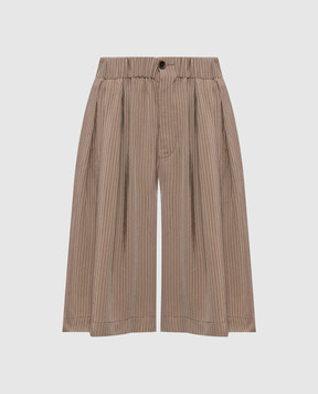UMA WANG Beige Bermuda shorts Poela UW3014