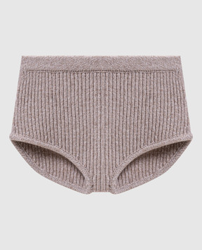 Magda Butrym Beige knitted wool shorts KNITWEAR43SHORTS380926