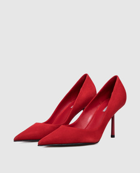 Le Silla Red suede Bella shoes 4215C080BMPPVEP