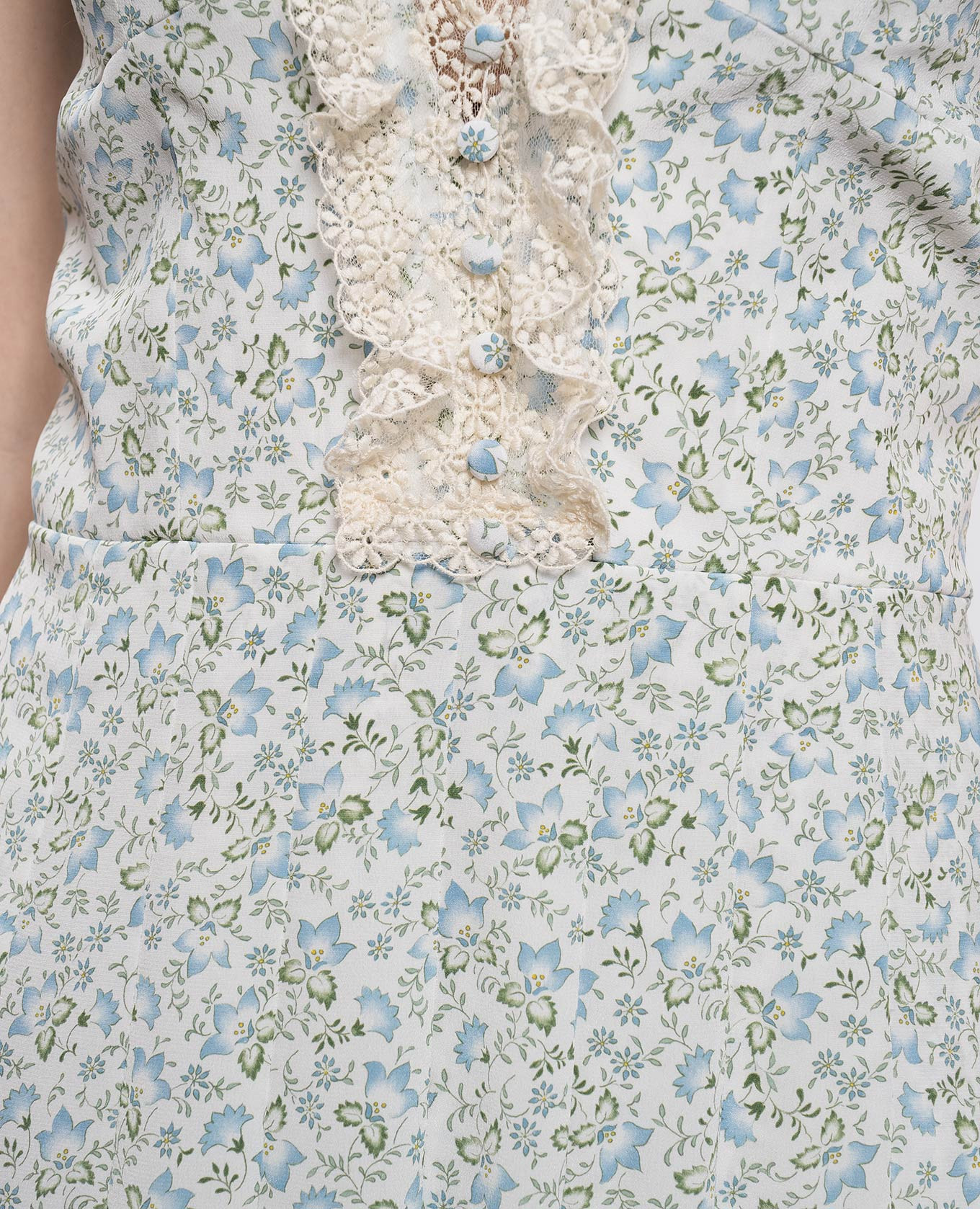 White printed silk dress Ermanno Scervino 4