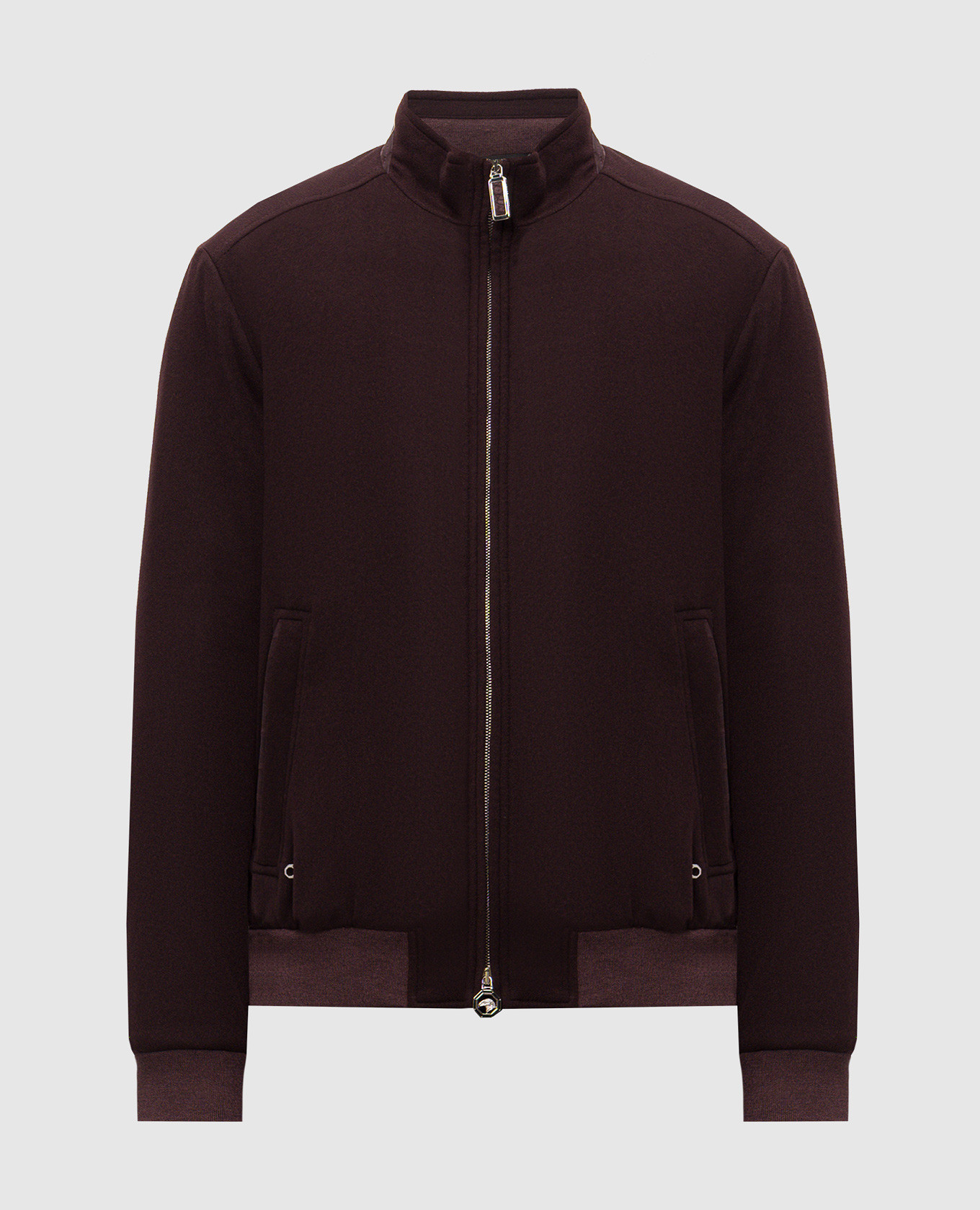Burgundy cashmere jacket