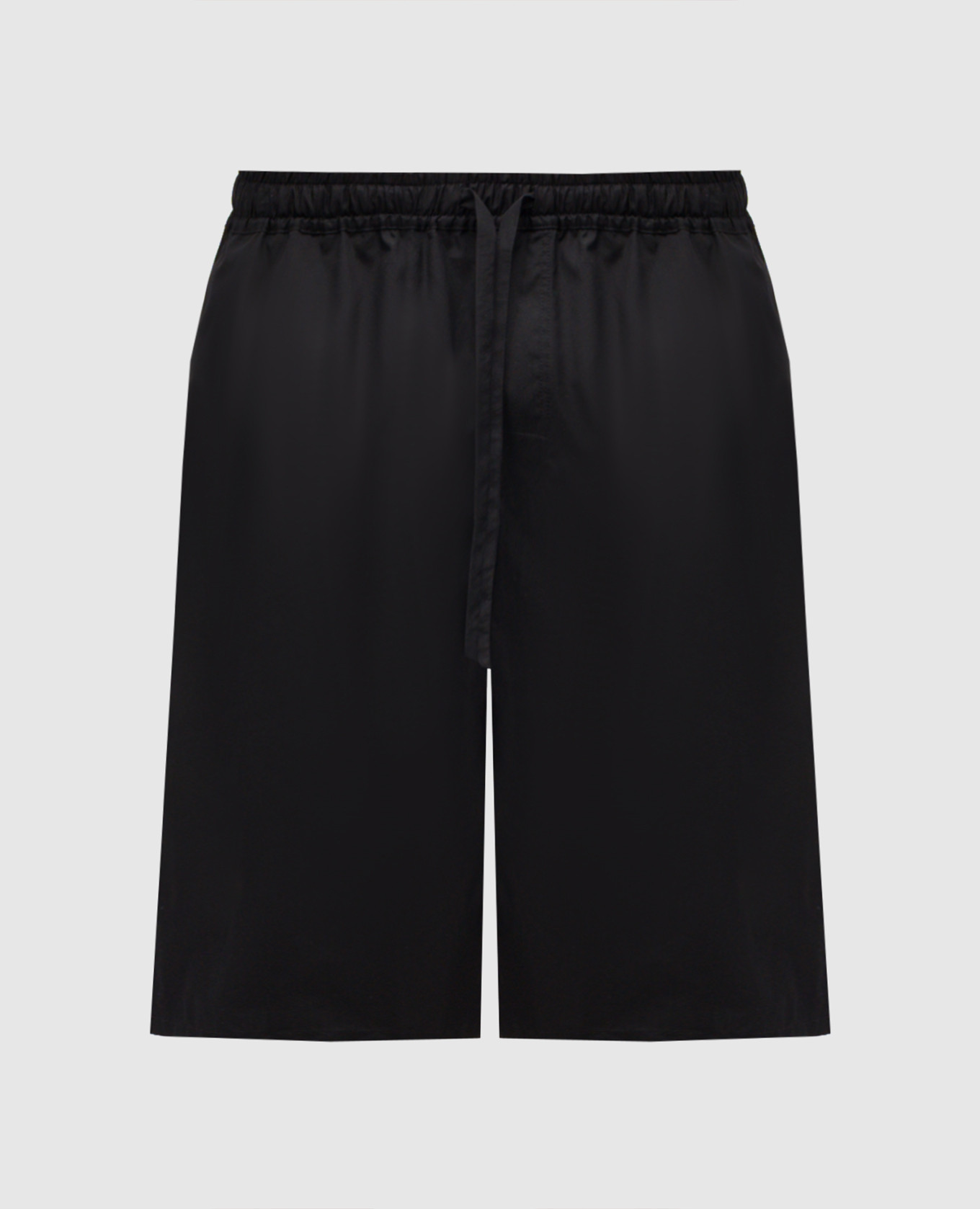 

Black shorts with logo patch Dolce&Gabbana