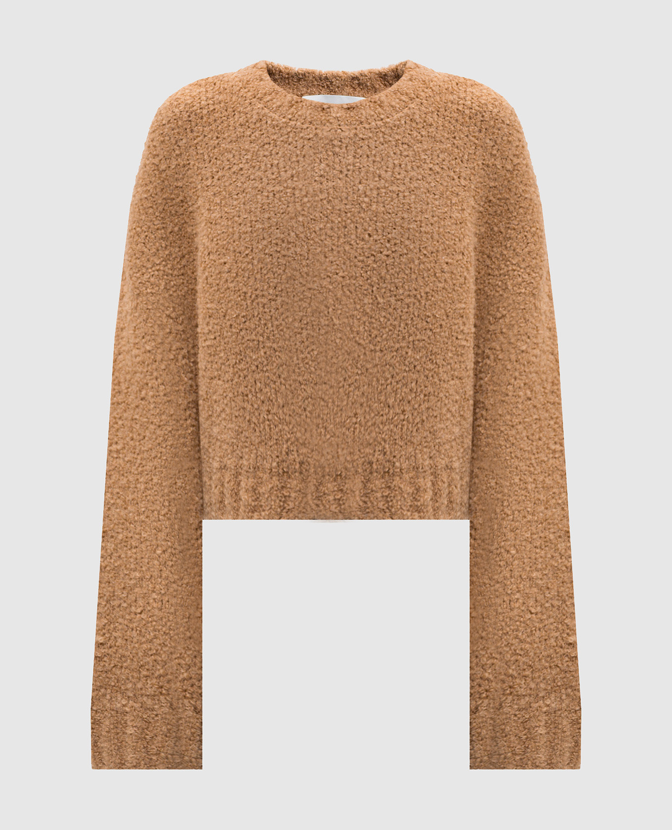 

Brown cropped alpaca wool sweater 3.1 Phillip Lim