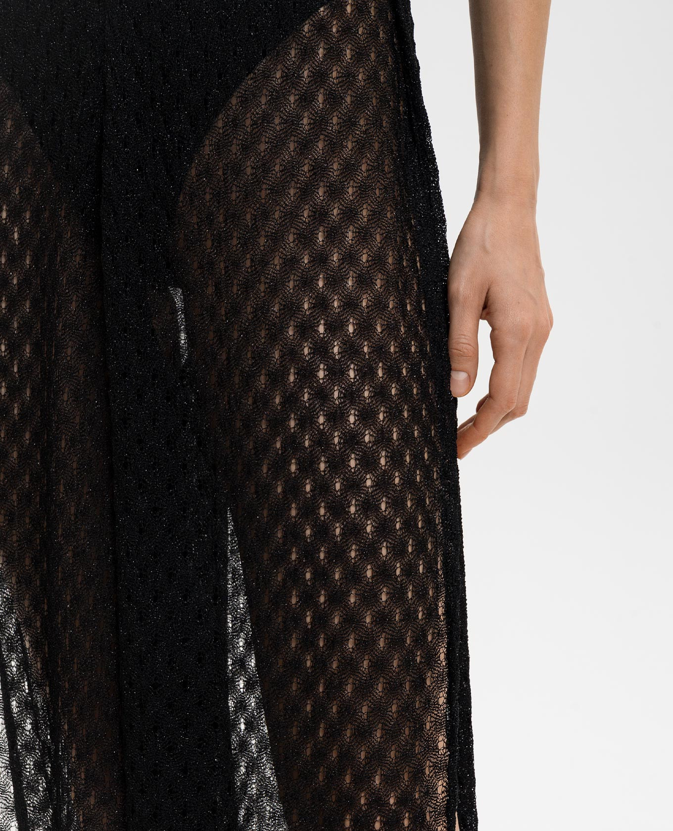 

Black flared pants with lurex Missoni