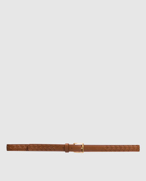 Bottega Veneta Brown leather belt 871643V0HW5