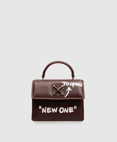 Burgundy leather Jitney Baby bag