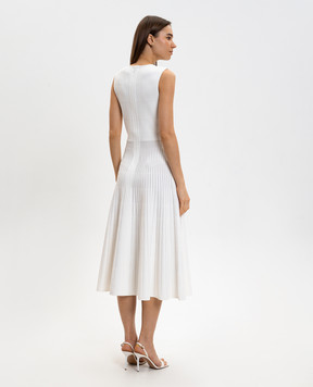 Herve Leger Cassia white midi dress 46DMC8548625