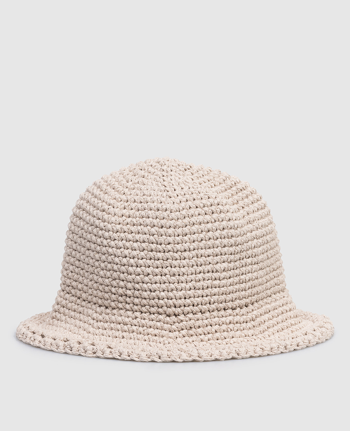 

Beige knitted cloche Magda Butrym