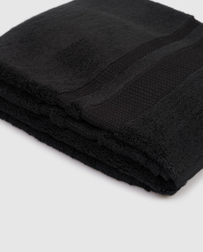Hamam Black terry bath towel PERA PERABATHTOWEL