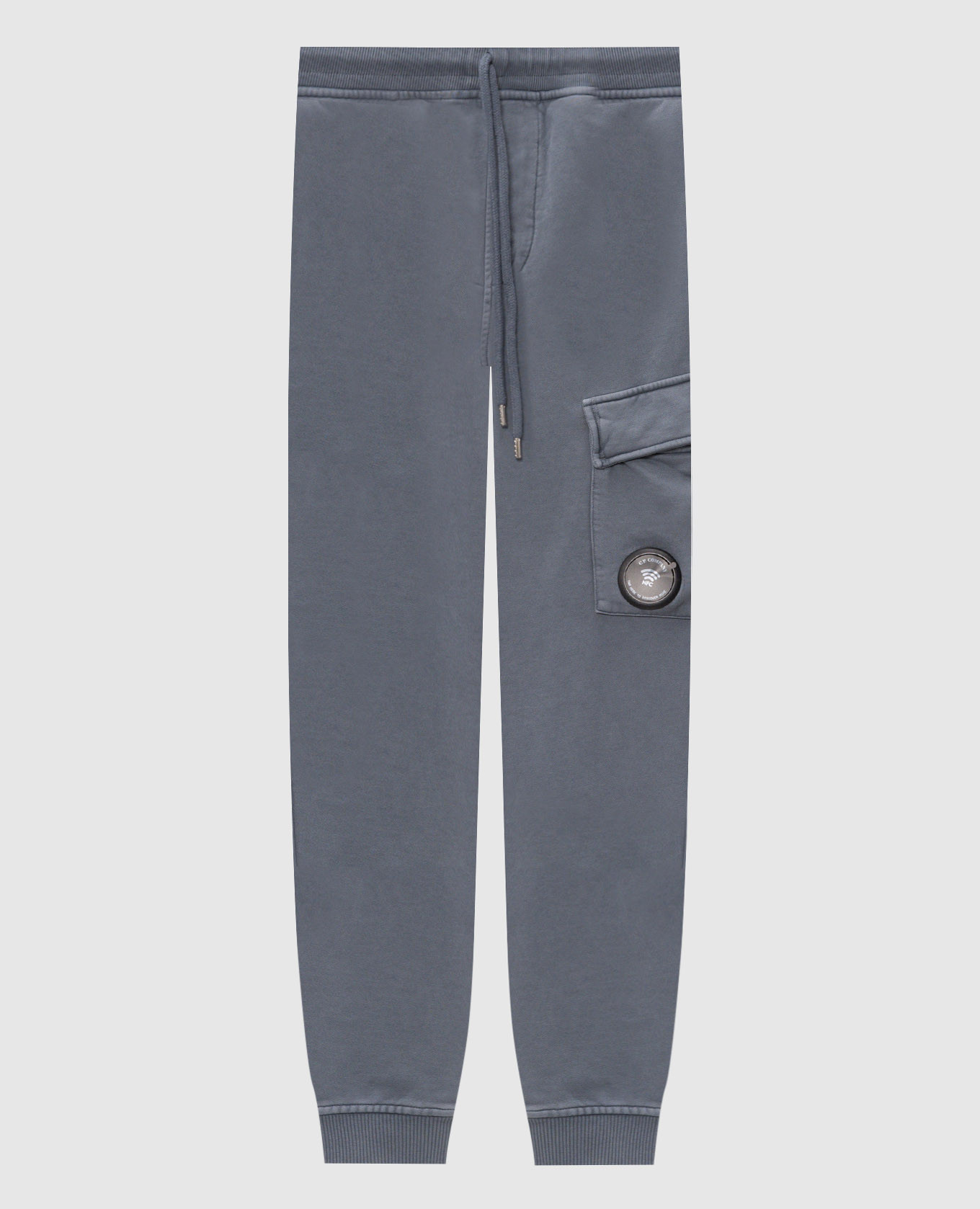 Blaue Jogginghose mit Logoaufnäher