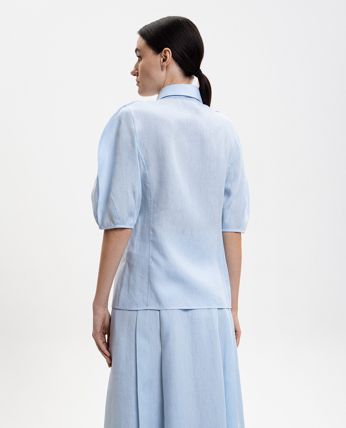 

Blue Sansi linen shirt Gabriela Hearst, Light blue