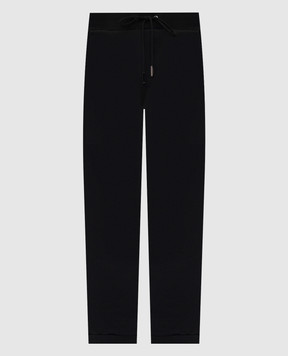 Iceberg Black joggers with logo embroidery B0216317