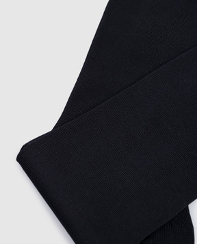 Bresciani Blue socks with silk MC062UN0006BR