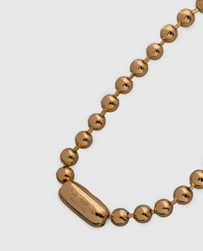 Off-White Gold-tone Arrow pendant necklace OWOB13WC99MET001