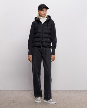 Moncler Black combination jacket L20939B00019M1131