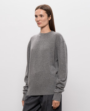 Toteme Gray cashmere sweater 261WRT0613YA0016