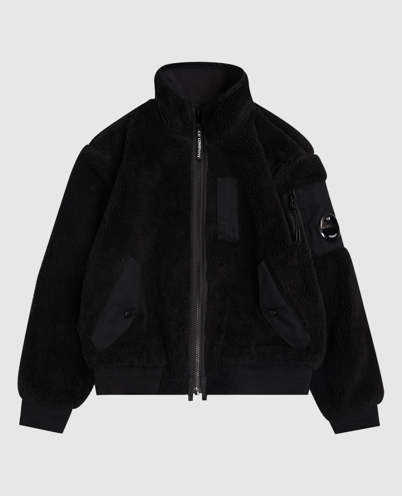 

Children's black jacket with logo C.P. Company