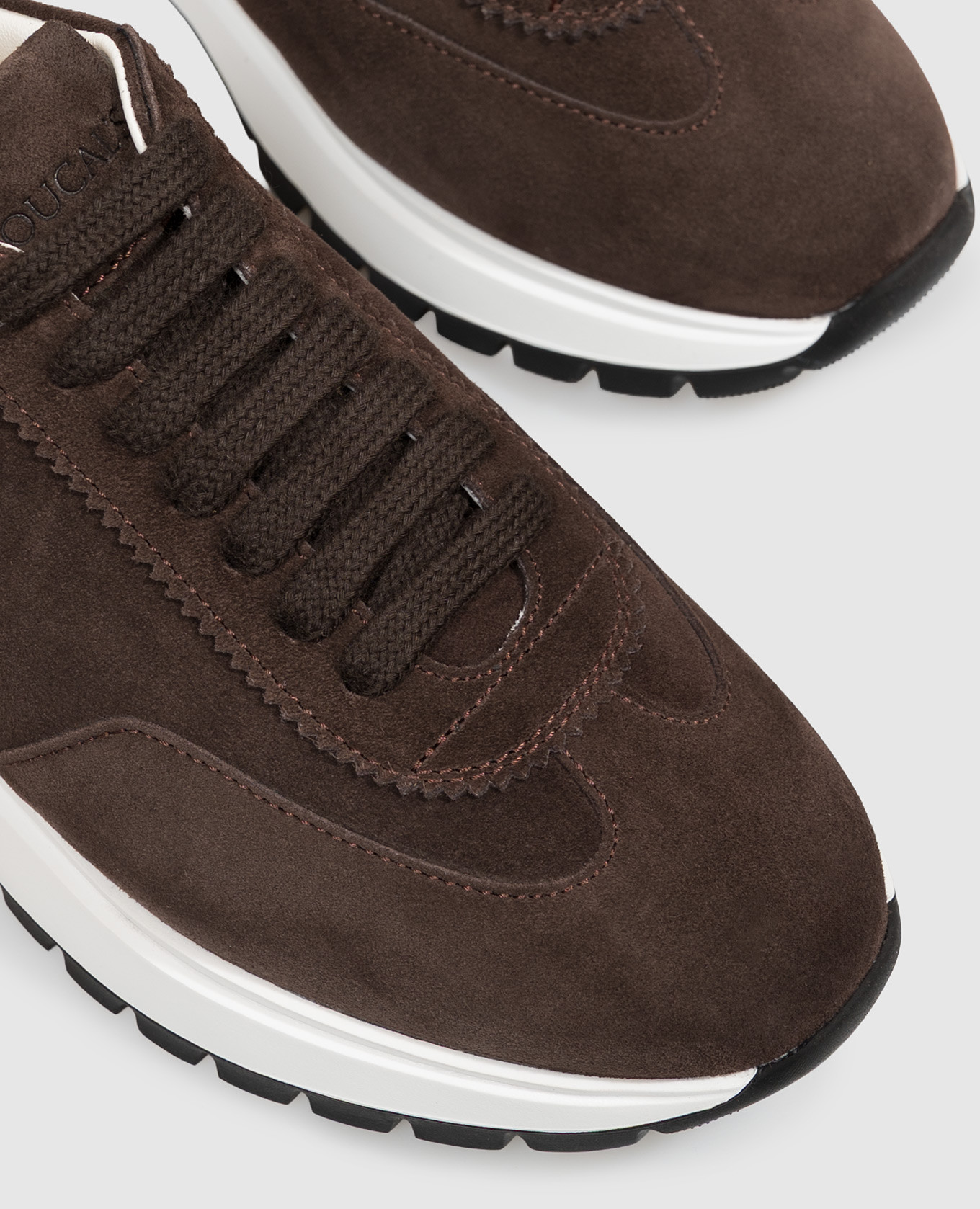 Brown suede sneakers Doucal's 5