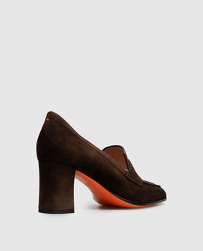 Santoni Brown suede shoes WDOR72446HI2NAEA