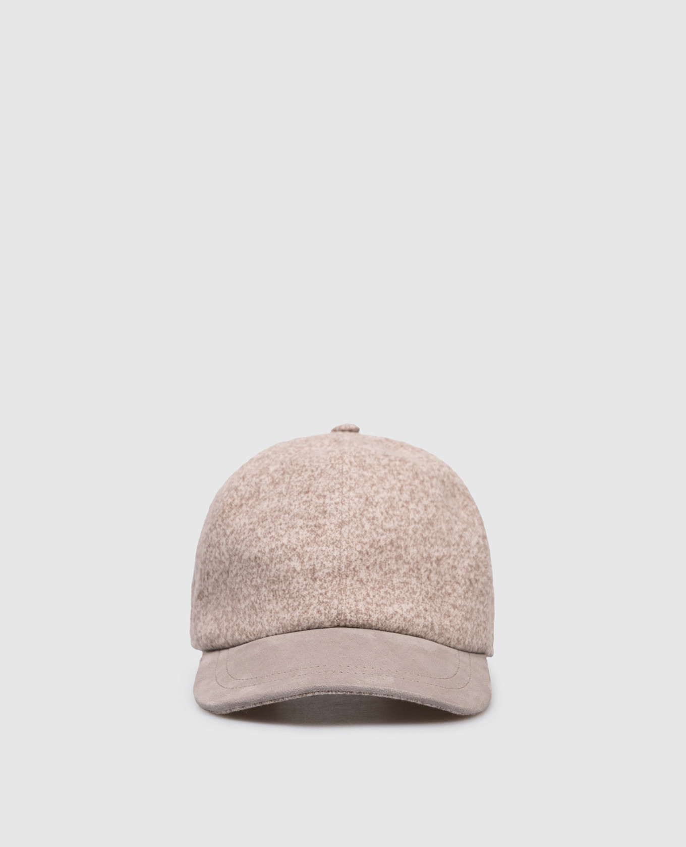 

Beige wool cap CAPOBIANCO