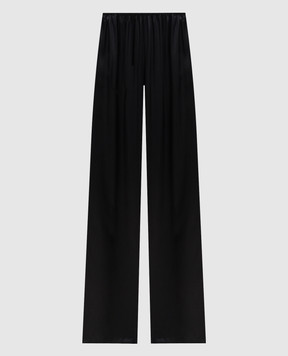 Ermanno Scervino Black silk pants D482P764NXE