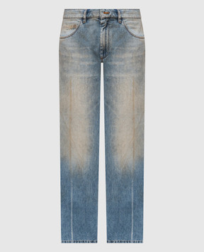 Maison Margiela MM6 Blue jeans with a vintage effect SH2LA0055M30055