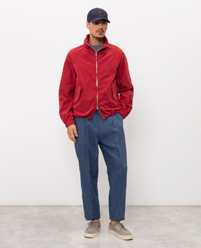 Cashmere&Whiskey Blue linen and silk T-shirt M54268085